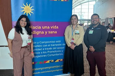 Dr. Rose Diaz (UCLA Faculty) speaks at Vision y Conpromiso, an organization that promotes community health.