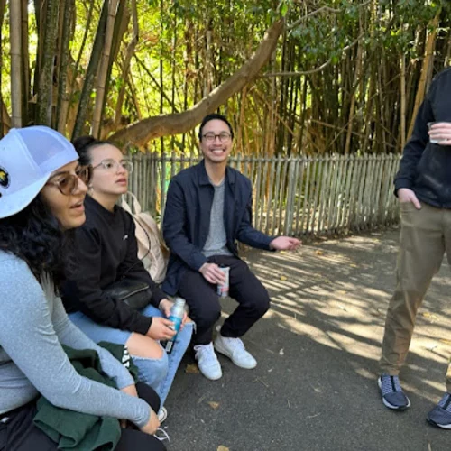 Dr. Lai (Program Director, Class of 2016) giving a lecture on mammalian bites during a conference at the LA Zoo!